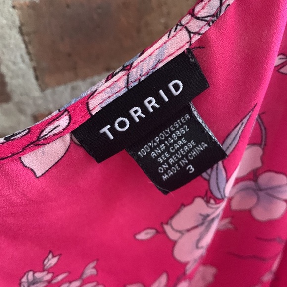 Women’s Plus Torrid Tank Pink Floral, 3/3X, 11257766 - Picture 4 of 7